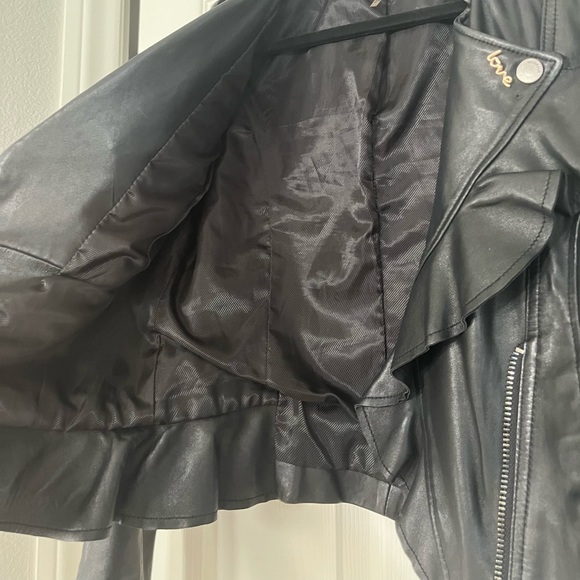 Genuine Leather Biker Jacket William Rast Women’s - Picture 6 of 12